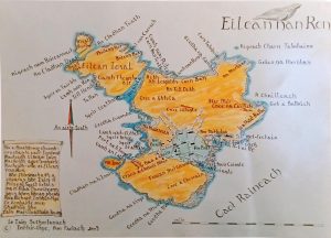 Hand drawn map of Eilean nan Ron ii (SUTH/3/2)