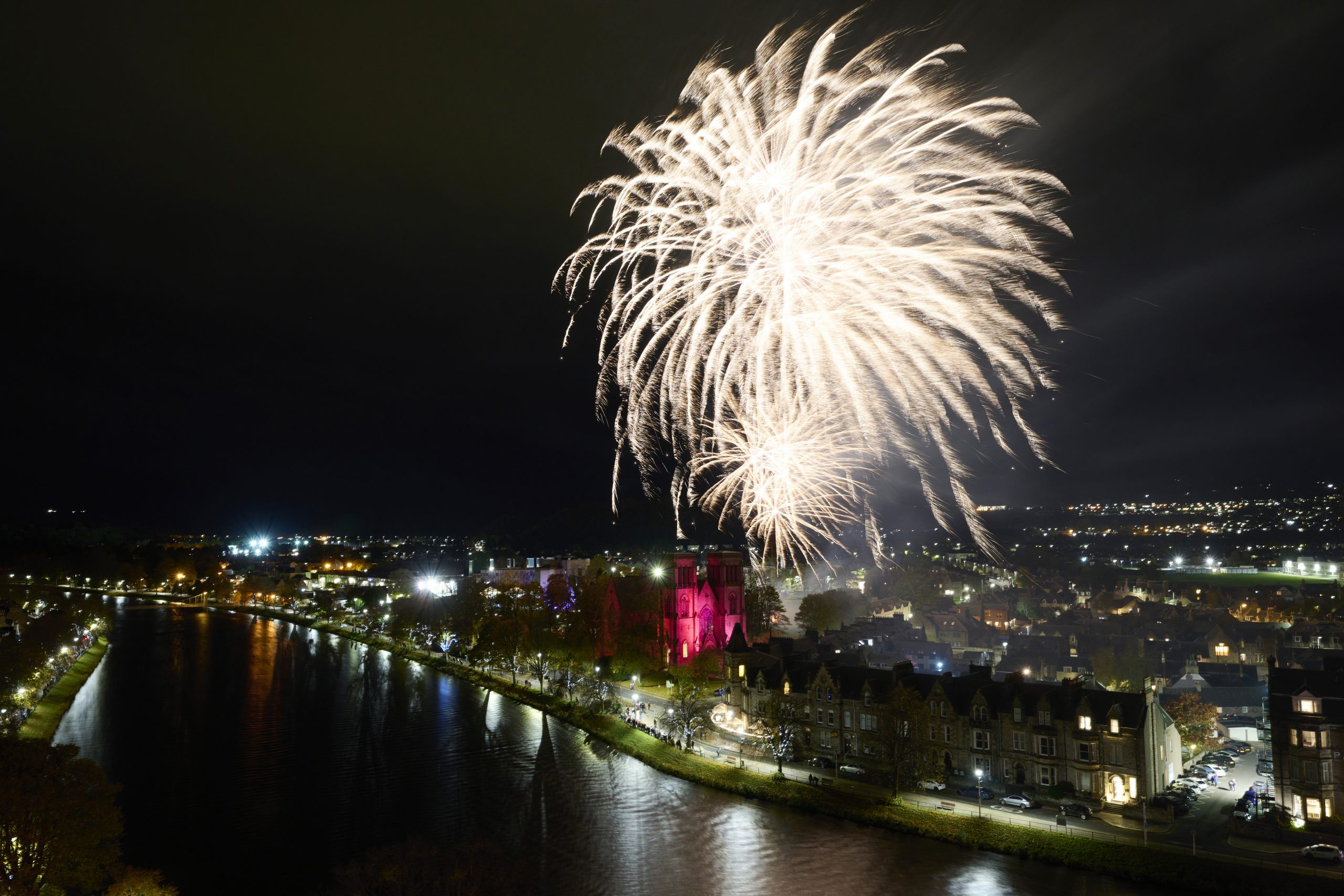 Fireworks, Inverness Castle High Life Highland