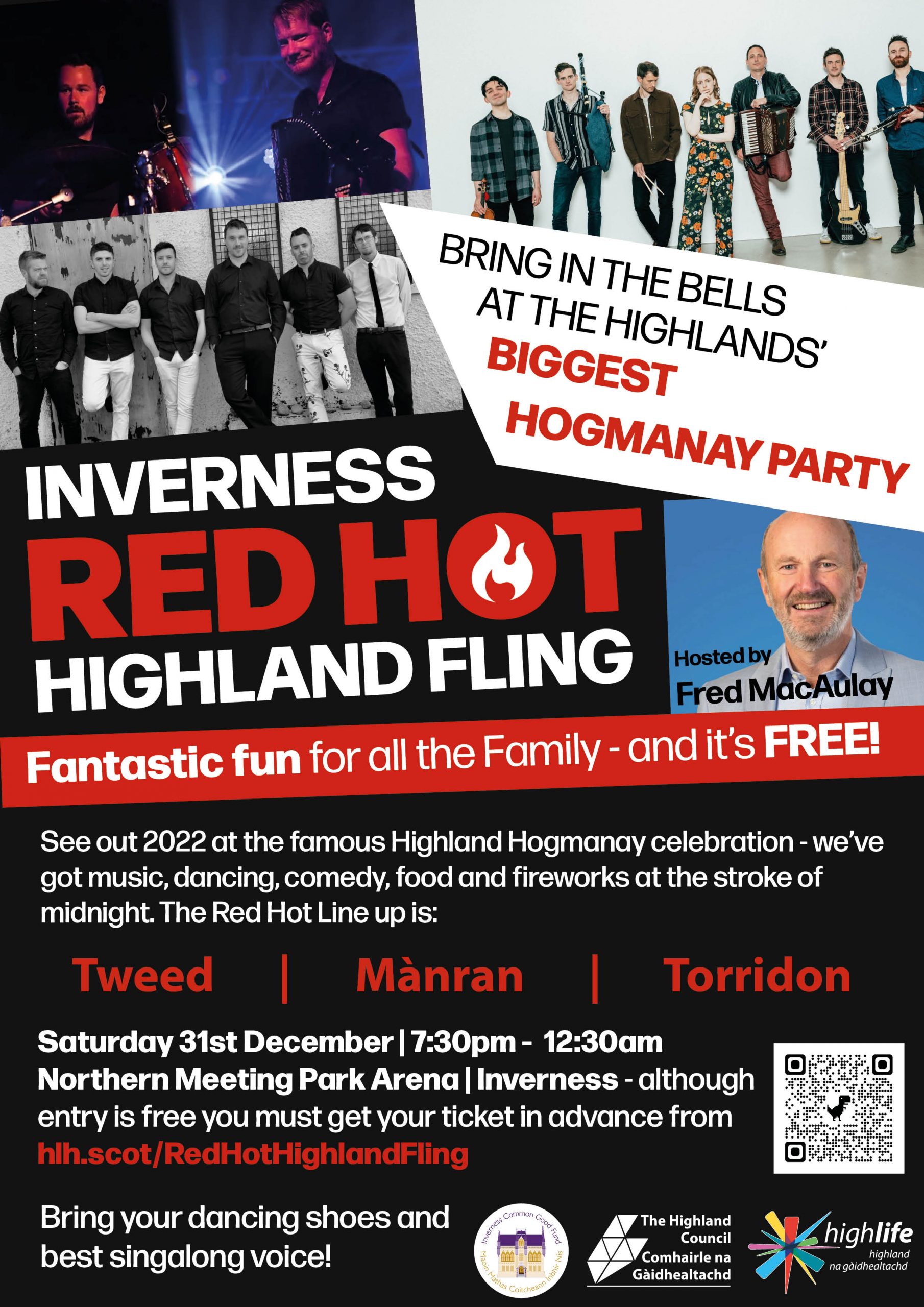 TICKETS RELEASED FOR REDHOT HIGHLAND FLING High Life Highland